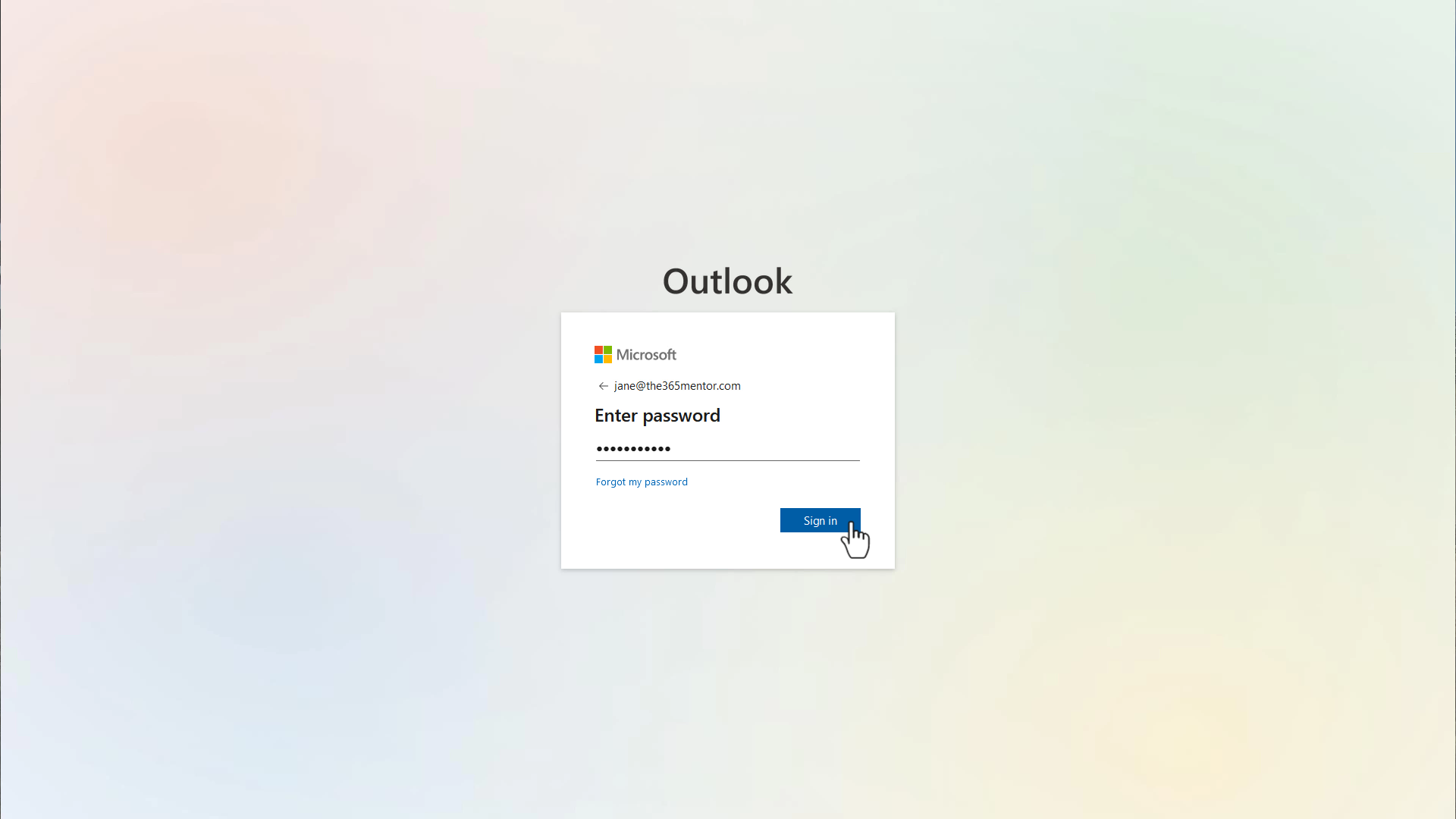 Microsoft 365 - Outlook Login